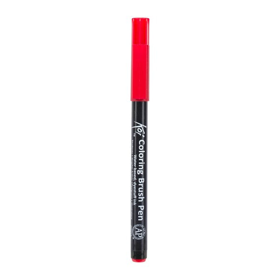 Koi Colouring Brush Pen Vermilion - Al Masam Stationery LLC Main image