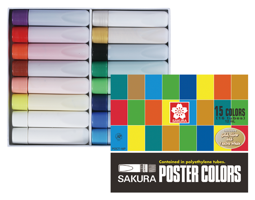 POSTER COLORS IN 12ML TUBE - Al Masam Stationery LLC Main image