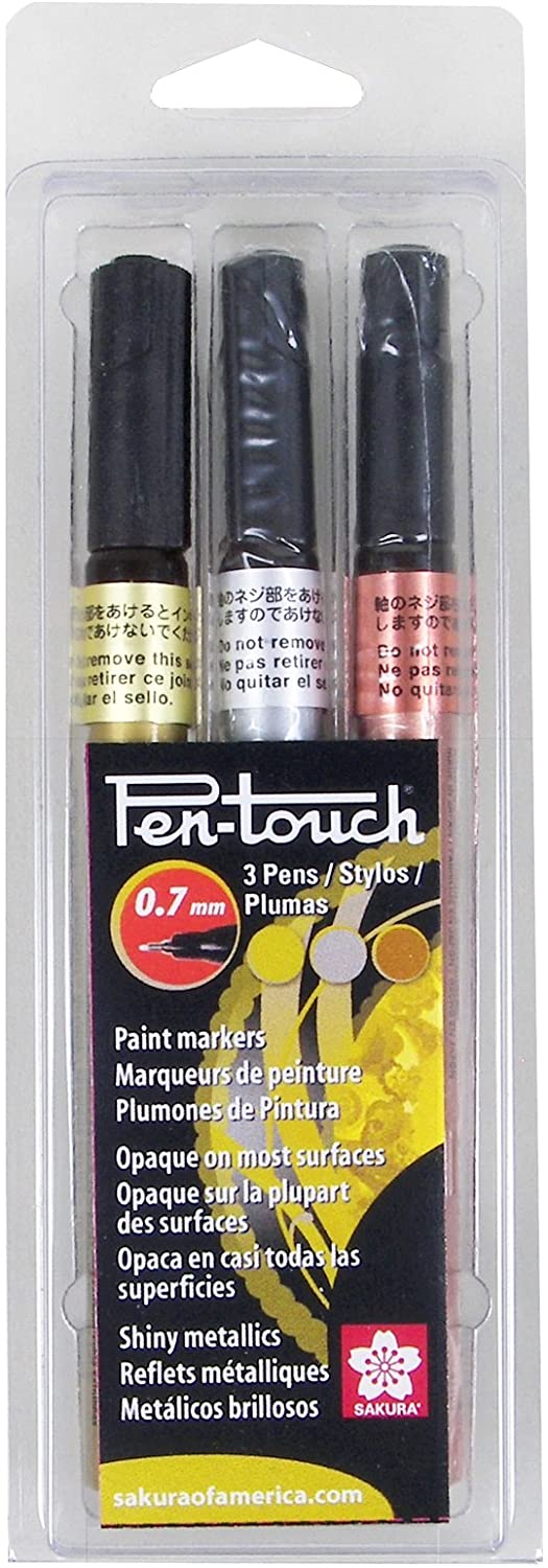Sakura 3-Piece Extra Fine Pentouch - Al Masam Stationery LLC Main image