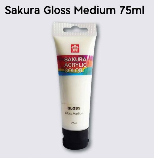 SAKURA ACRYLIC MEDIUM 75ML GLOSS - Al Masam Stationery LLC Main image