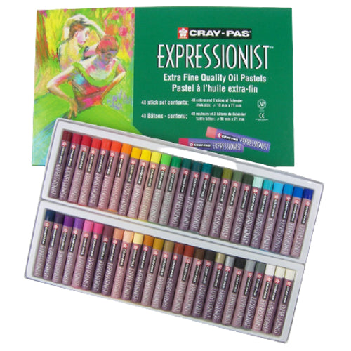 Sakura Cray-Pas (Oil Pastels) EXPRESSIONIST, 48 - COLOUR SET - Al Masam Stationery LLC Main image