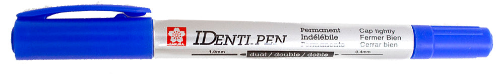 SAKURA IDENTI PEN TWIN POINT - BLUE - Al Masam Stationery LLC Main image