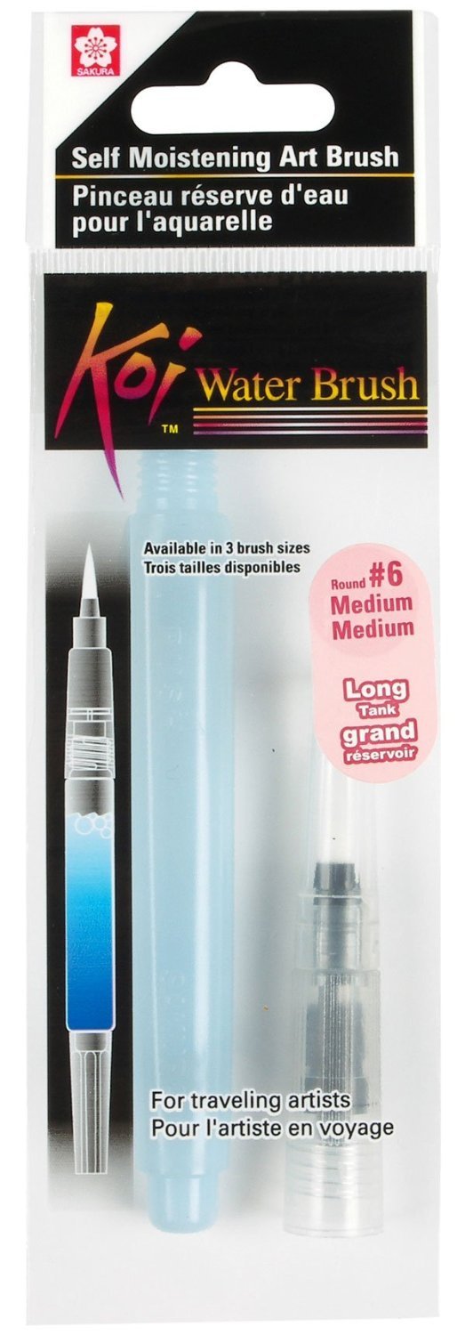 Sakura Koi Water Brush - Long Barrel - Med - Al Masam Stationery LLC Main image