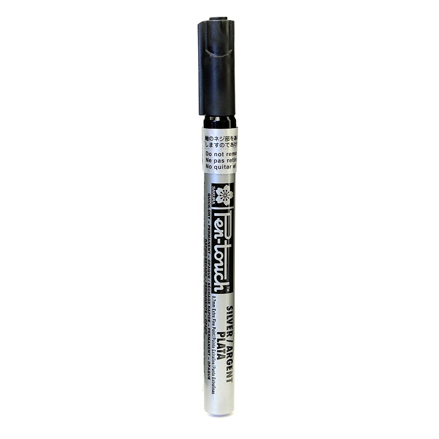 SAKURA PEN-TOUCH EXTRA FINE POINT SILVER - Al Masam Stationery LLC Main image