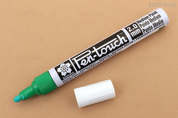 Sakura Pen-Touch Paint Marker - Medium Point 2.0 mm - Green - Al Masam Stationery LLC Main image
