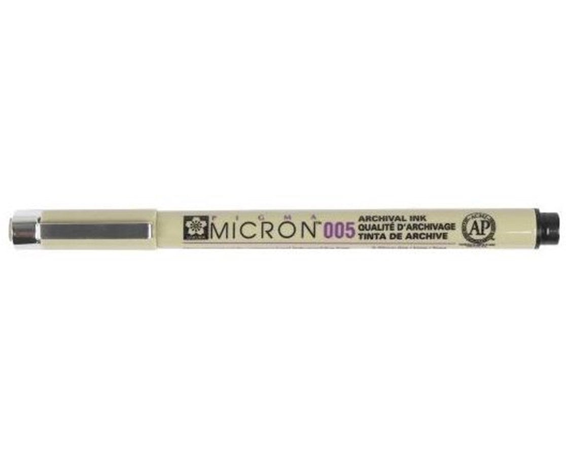 SAKURA PIGMA MICRON 005, BLACK - Al Masam Stationery LLC Main image
