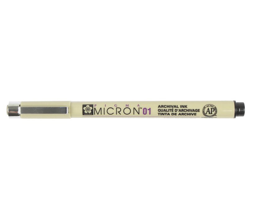 SAKURA PIGMA MICRON 01, BLACK - Al Masam Stationery LLC Main image