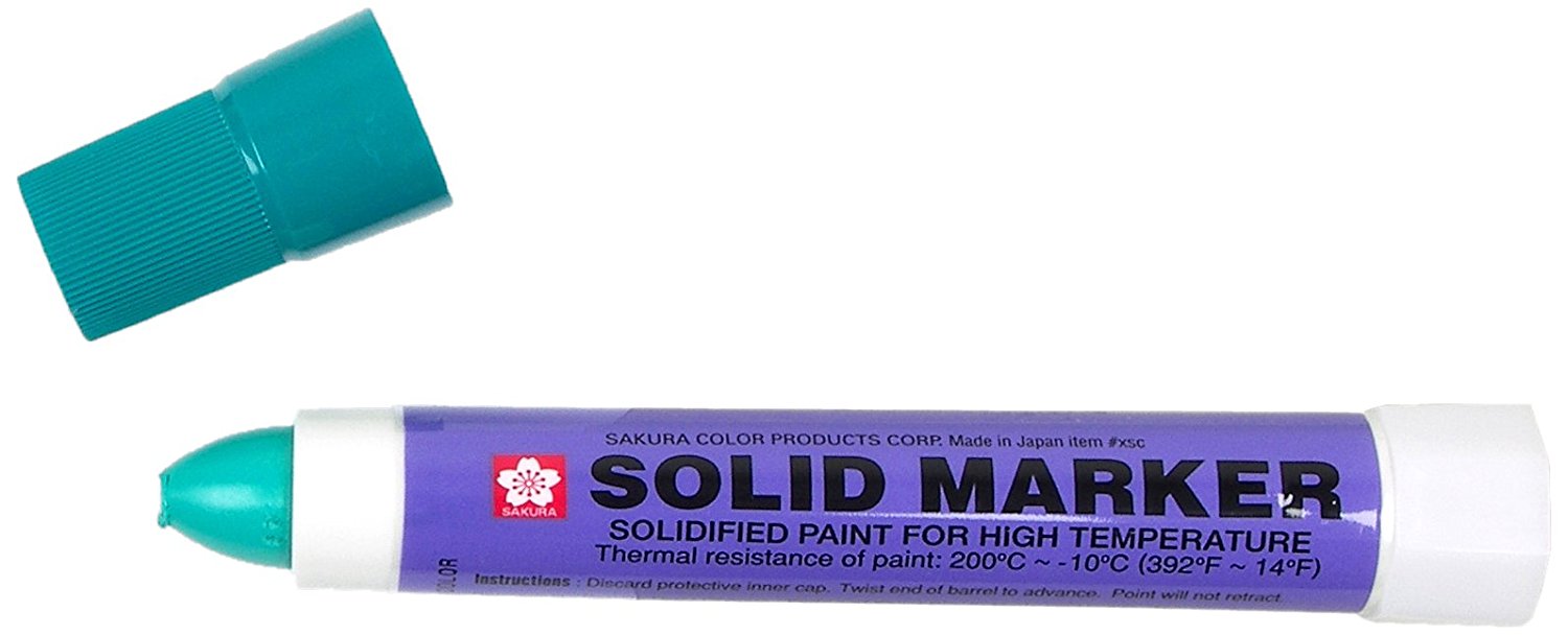 SAKURA SOLID MARKER GREEN - Al Masam Stationery LLC Main image