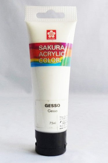 Sakura Acrylic Medium: Gesso 75ml - Al Masam Stationery LLC Main image