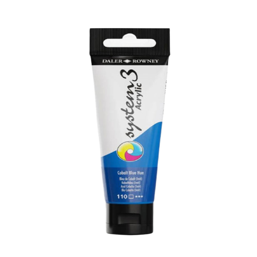 Daler Rowney System 3 Acrylic Paint 59ml Cobalt Blue - Al Masam Stationery LLC