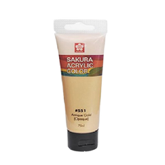 Sakura Acrylic Color Tube - Antique Gold - Al Masam Stationery LLC