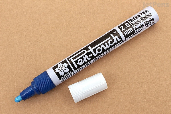 Sakura Pen-Touch Paint Marker - Medium Point 2.0 mm - Blue - Al Masam Stationery LLC