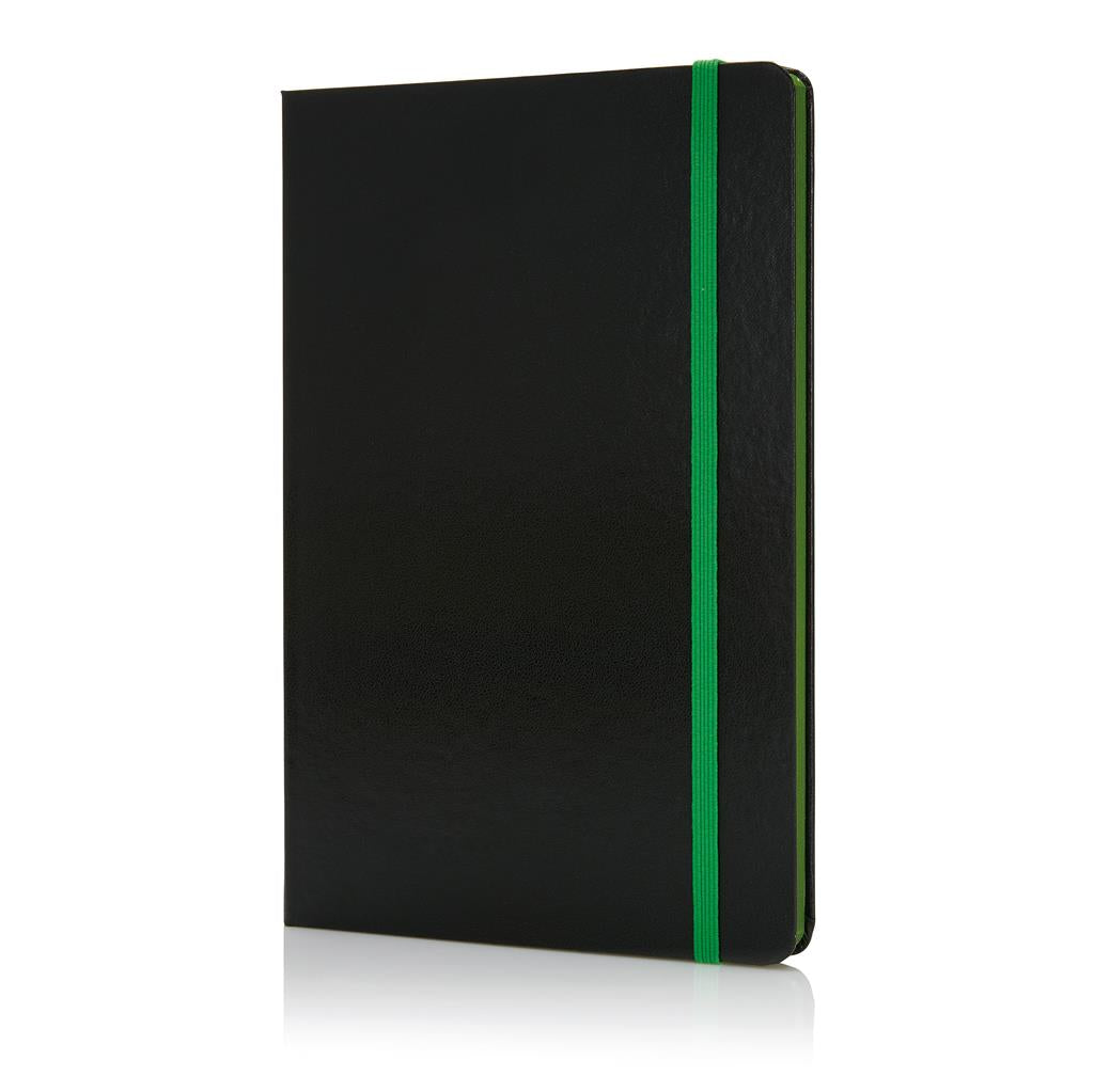 SANTHOME  - AMS-NBSN 108 Sukh Hardcover A5 Size, Ruled PVC Notebook - Al Masam Stationery LLC Main image