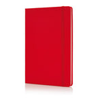 Bukh Hardcover A5 Ruled PVC Notebook Red