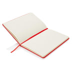 Bukh Hardcover A5 Ruled PVC Notebook Red