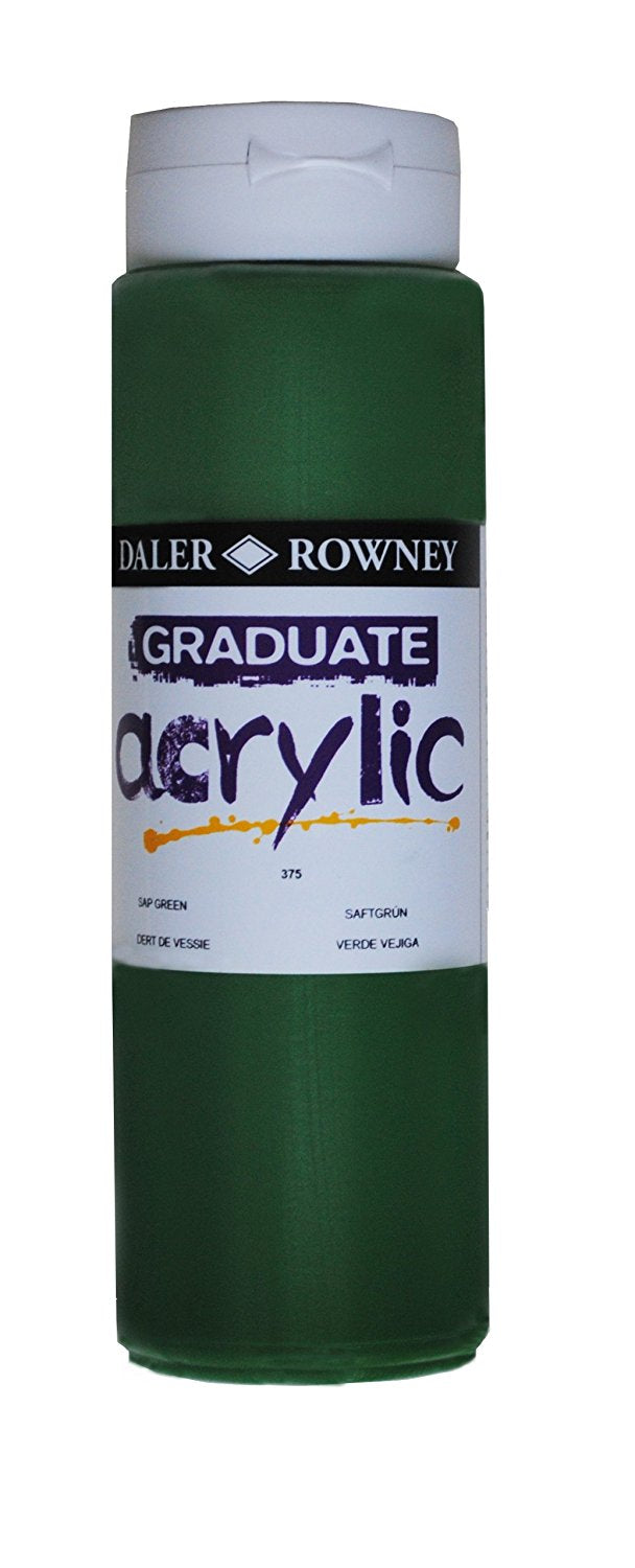 Daler Rowney Graduate Acrylic Color SAP GREEN - Al Masam Stationery LLC