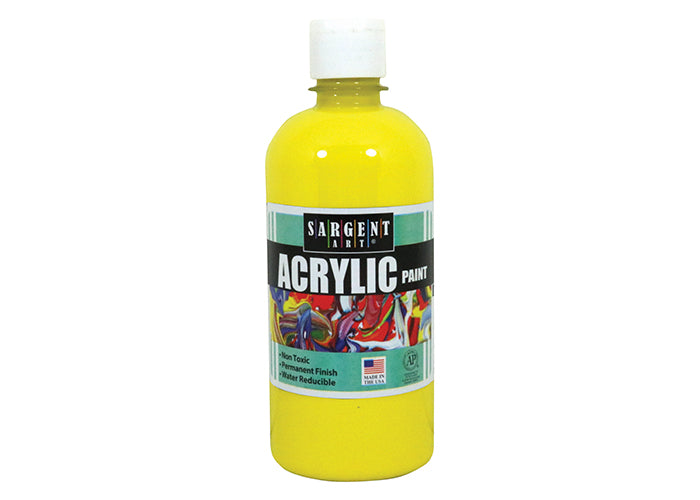 SARGENT Acrylic 16oz Spectral Yellow - Al Masam Stationery LLC Main image