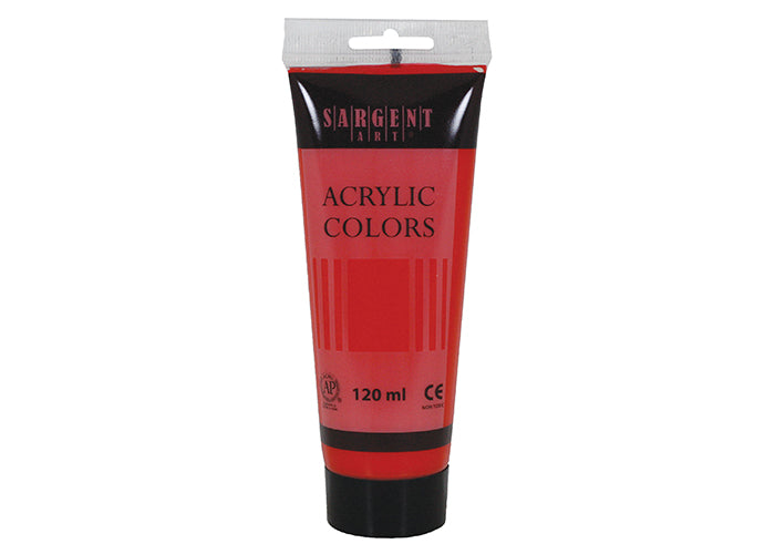 SARGENT ACRYLIC TUBE 120 ML CADMIUM RED HUE - Al Masam Stationery LLC Main image