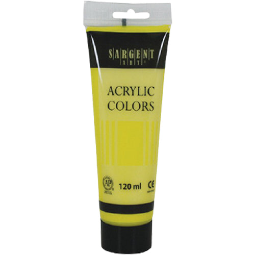 SARGENT ACRYLIC TUBE 120 ML LEMON YELLOW CADMIUM - Al Masam Stationery LLC Main image