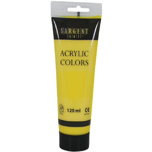 SARGENT ACRYLIC TUBE 120 ML YELLOW/PRIMARY YELLOW - Al Masam Stationery LLC Main image