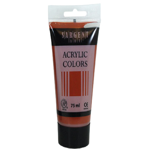 SARGENT ACRYLIC TUBE 75 ML BURNT SIENNA - Al Masam Stationery LLC Main image