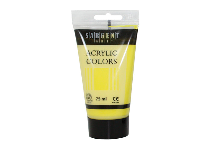 SARGENT ACRYLIC TUBE 75 ML LEMON YELLOW CADMIUM - Al Masam Stationery LLC Main image