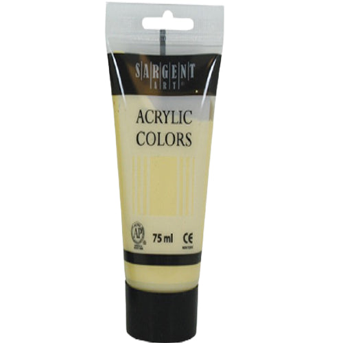 SARGENT ACRYLIC TUBE 75 ML NAPLES YELLOW - Al Masam Stationery LLC Main image