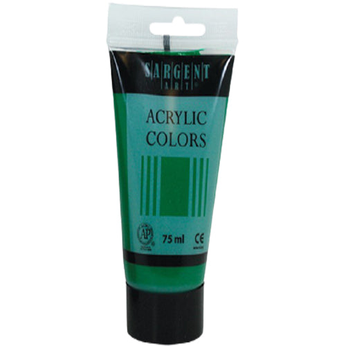 SARGENT ACRYLIC TUBE 75 ML PHTHALO EMERALD GREEN - Al Masam Stationery LLC Main image