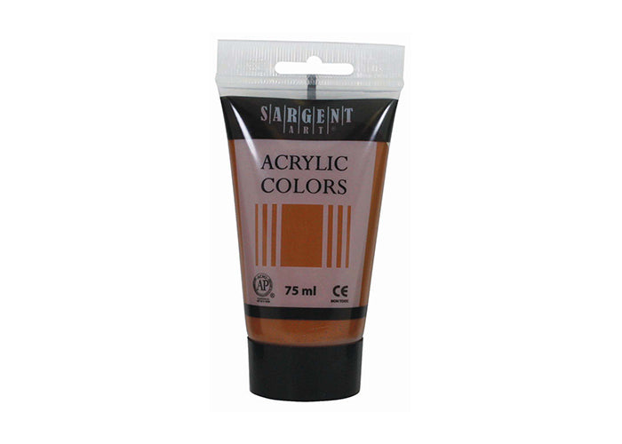 SARGENT ACRYLIC TUBE 75 ML RAW SIENNA - Al Masam Stationery LLC Main image