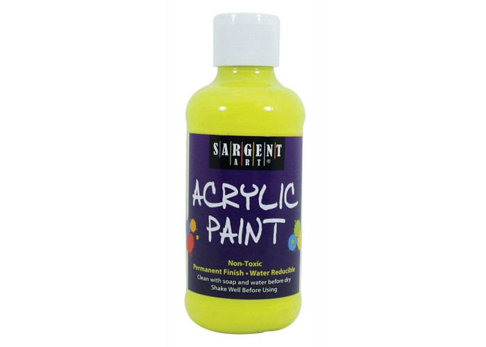 SARGENT Neon Acrylic 8oz Chartreuse - Al Masam Stationery LLC Main image