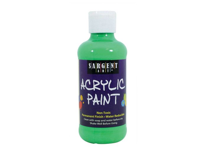 SARGENT Neon Acrylic 8oz Green - Al Masam Stationery LLC Main image