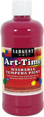 ART-TIME WASHABLE PAINT - 16 OZ. MAGENTA