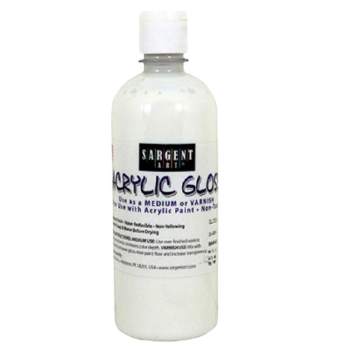 SARGENT 16 OZ. ACRYLIC GLOSS MEDIUM - Al Masam Stationery LLC Main image