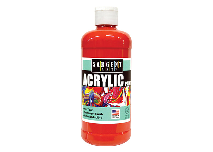 SARGENT Acrylic 16oz Vermillion - Al Masam Stationery LLC Main image