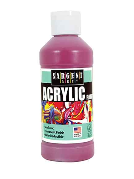 SARGENT ACRYLIC REGULAR 8 OZ / CB MAGENTA - Al Masam Stationery LLC Main image