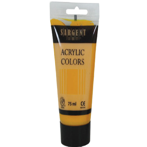 SARGENT ACRYLIC TUBE 75 ML CADMIUM YELLOW MEDIUM - Al Masam Stationery LLC Main image