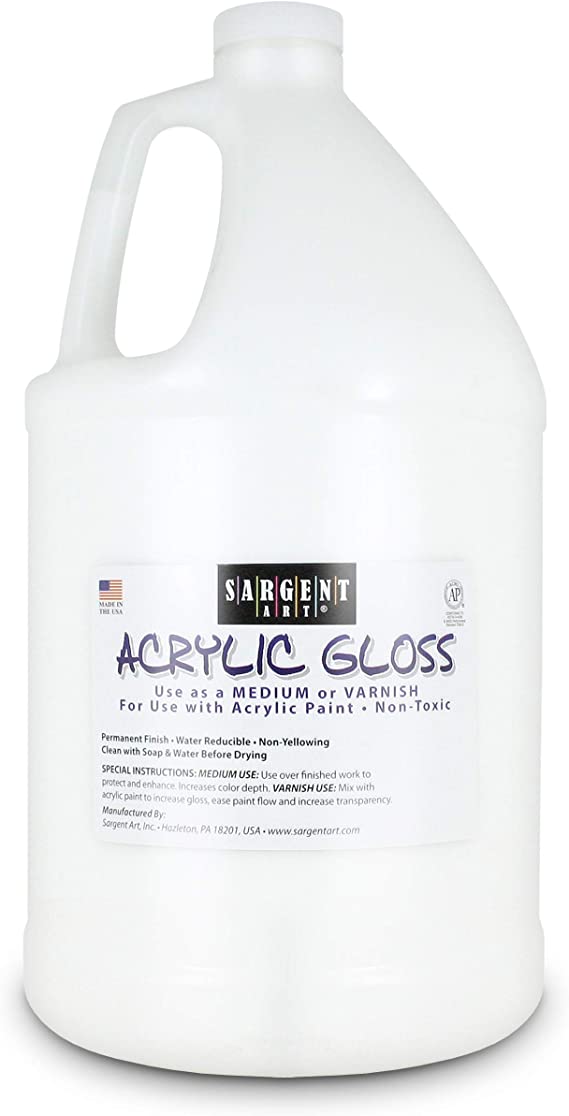 Sargent Art GALLON ACRYLIC GLOSS MEDIUM - Al Masam Stationery LLC Main image