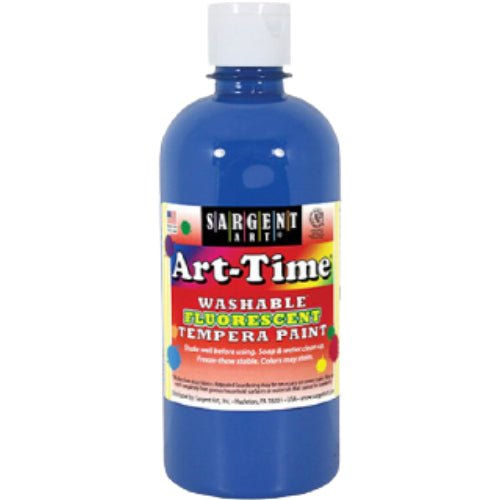 Sargent ART-TIME WASHABLE PAINT - 16 OZ. BLUE - Al Masam Stationery LLC Main image