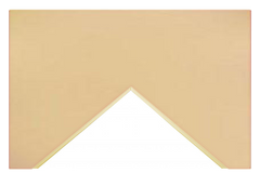 Daler Rowney Cream Core Mount Boards A1-33.5*23.5 OR 59cm*84cm (1*10sht) SATINWOOD - Al Masam Stationery LLC