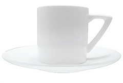 5 Oz- saucer tea mug - Al Masam Stationery LLC