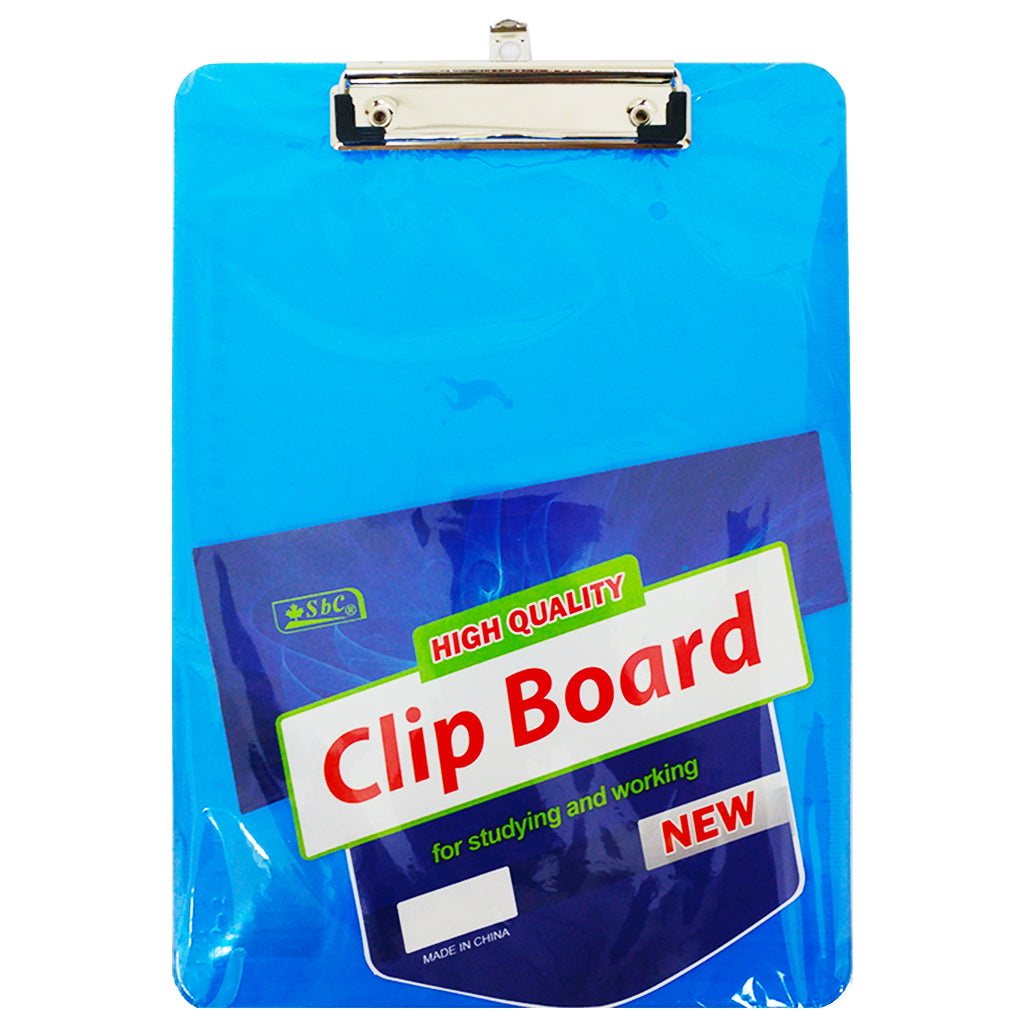 SBC Clip Board A4 Fluorescent Transparent Secondary image