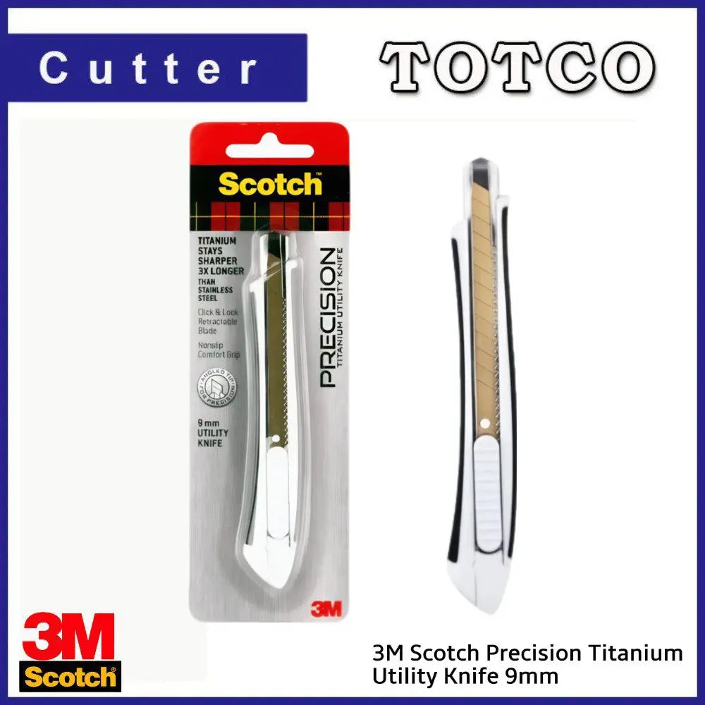 Scotch™ Titanium Replacement Blades TI-RL – 18 mm Snap-Off Blades, 5 Pack