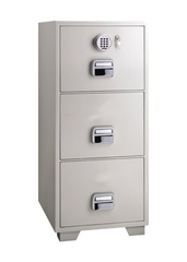 Eagle SF680-3EKX Fire Resistant Filing Cabinet with 3 Drawers - Digital Lock & Key Lock