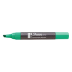 Set of five Sharpie permanent markers with chisel tips in assorted colors, ideal for bold, versatile marking and writing projects.