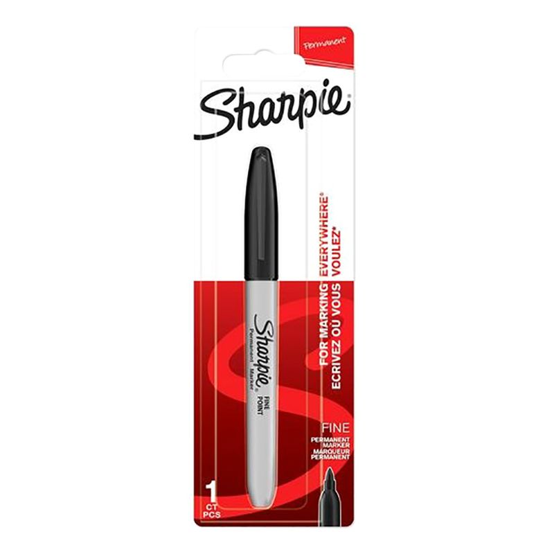 Sharpie Fine Tip Black Ink Permanent Marker - Al Masam Stationery LLC Main image