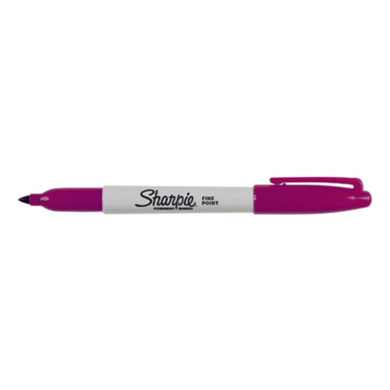 Set of 18 Sharpie Fine Tip Permanent Markers in assorted colors, ideal for writing, drawing, and labeling on various surfaces.