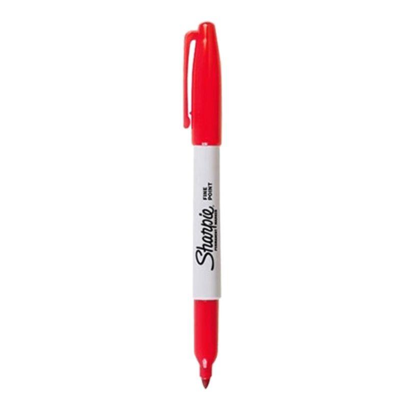 Set of 24 Sharpie Fine Tip Permanent Markers in assorted colors on a white background