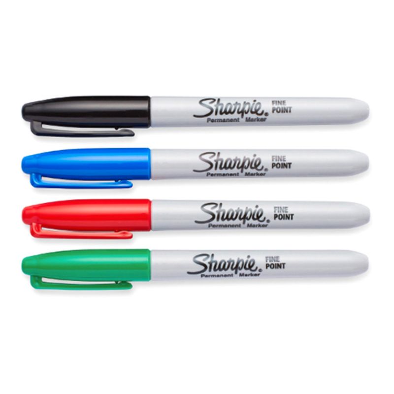 Sharpie Fine Tip Permanent Marker Assorted 4 Pieces - (SP-1985858) Secondary image