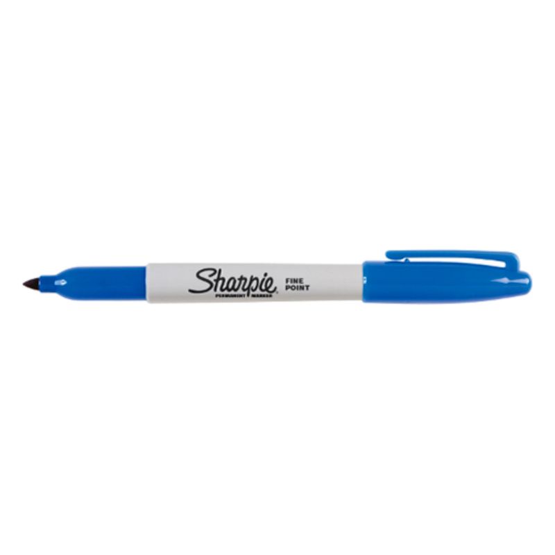 Sharpie Fine Tip Permanent Marker Black And Blue Ink 2 Pieces Secondary image