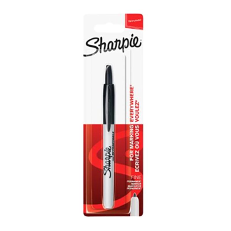 Sharpie Retractable Fine Tip Black Ink Permanent Marker - Al Masam Stationery LLC Main image
